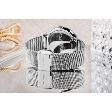 Zegarek Damski CALVIN KLEIN Timeless Mesh 25200001 + BOX Calvin Klein