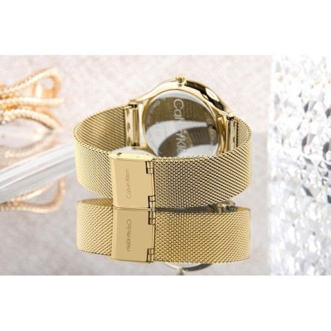 Zegarek Damski CALVIN KLEIN Timeless Mesh 25200003 + BOX Calvin Klein