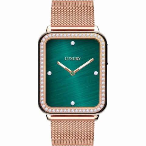 Smartwatch Gravity Różowe Złoto Czarny 2 Paski GT17-5 Gravity