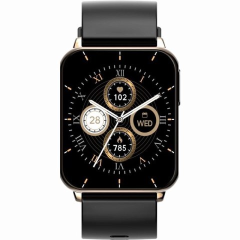 Smartwatch Gravity Różowe Złoto Czarny 2 Paski GT17-5 Gravity