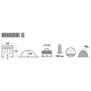 Namiot High Peak Monodome 4 10312 High Peak