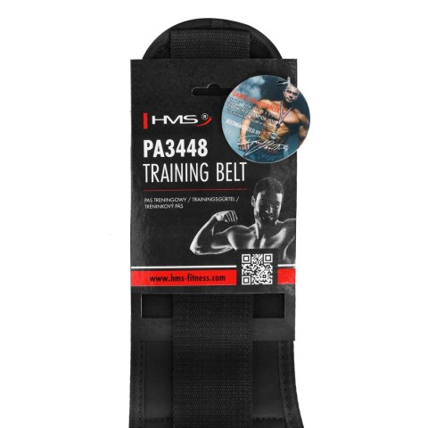 PA3448 BLACK ROZM. XXL PAS DO ĆWICZEŃ SIŁOWYCH HMS HMS