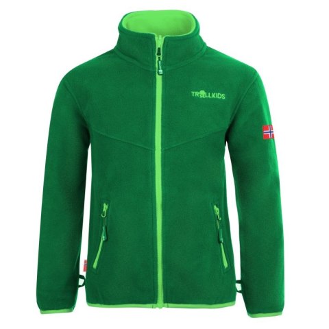 Kurtka wodoodporna 3w1 dziecięca dla chłopca/dziewczynki Trollkids Kids Bryggen 3in1 Jacket zielony (418-308) Trollkids