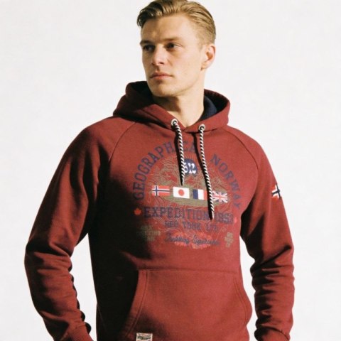 Bluza Geographical Norway DB 100 M WZ3006H/GN-Burgundy
