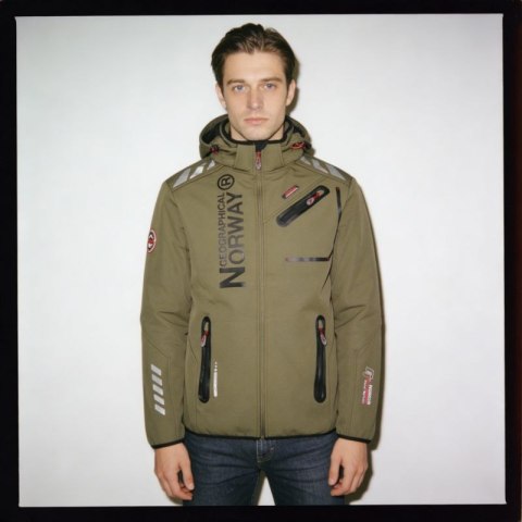 Kurtka Softshell Geographical Norway Royaute DB 068 M WY1997H/GN-Kaki / Black