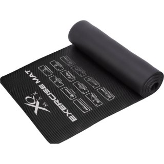 MATA DO JOGI NBR CZARNA 10MM 183x58CM XQMAX XQMAX
