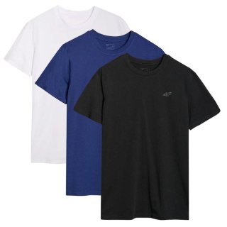 T-shirt męski (ZESTAW KOSZULEK 3 SZT.) 4F 3P-SS-4FWMM00TTSHM2256-92S 3PAK 4f