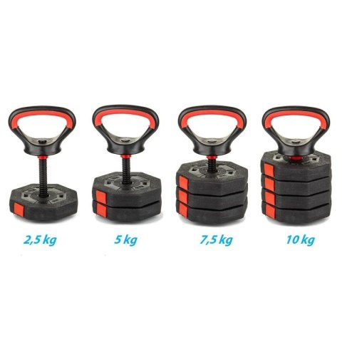HANTLA KOMPOZYTOWA KETTLEBELL 10KG (4x2,5KG) EB FIT EB FIT