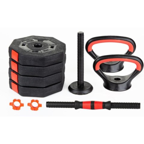 HANTLA KOMPOZYTOWA KETTLEBELL PRZYRZĄD DO POMPEK 3W1 10KG EB FIT EB FIT