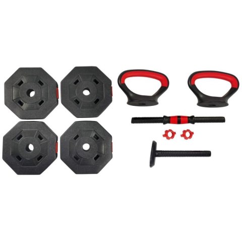 HANTLA KOMPOZYTOWA KETTLEBELL PRZYRZĄD DO POMPEK 3W1 10KG EB FIT EB FIT