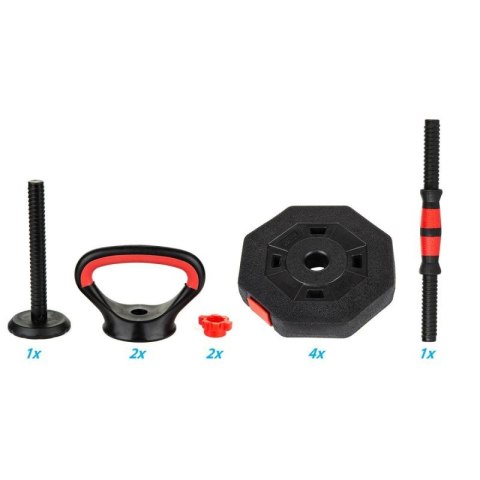 HANTLA KOMPOZYTOWA KETTLEBELL PRZYRZĄD DO POMPEK 3W1 10KG EB FIT EB FIT