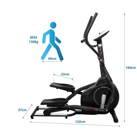 ORBITREK TRENAŻER ELIPTYCZNY CROSSTRAINER E-NW1000 ENERO FIT+ PAS TELEMETRYCZNY Enero