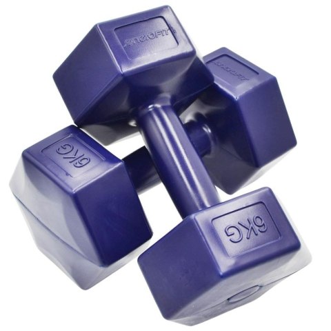 ZESTAW HANTLI KOMPOZYTOWYCH 2x6 KG ENERO FIT Enero Fit