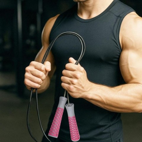 SKAKANKA FITNESS PVC 300CM RÓŻOWA ENERO FIT Enero