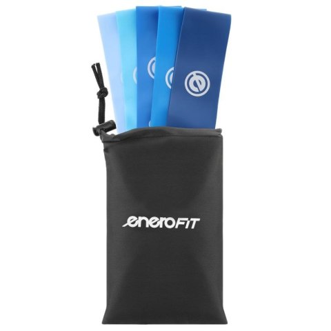 ZESTAW GUM DO ĆWICZEŃ FITNESS CROSSFIT MINI BLUE BAND 5W1 ENERO FIT Enero