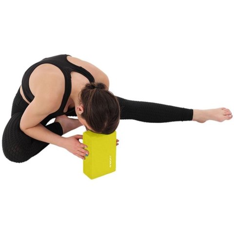 BLOK KOSTKA DO ĆWICZEŃ JOGA PILATES FITNESS ŻÓŁTA ENERO FIT Enero