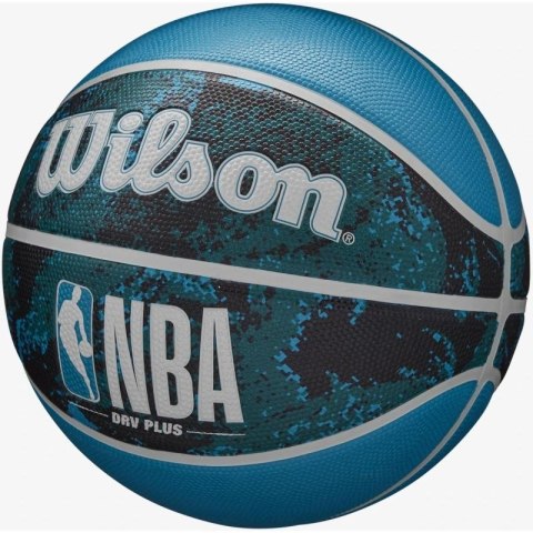 PIŁKA DO KOSZYKÓWKI WILSON NBA DRV PLUS VIBE WZ3012602XB7 R.7 czarno niebieska Wilson
