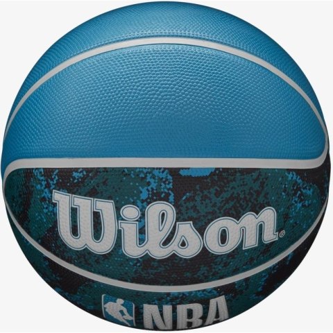 PIŁKA DO KOSZYKÓWKI WILSON NBA DRV PLUS VIBE WZ3012602XB7 R.7 czarno niebieska Wilson