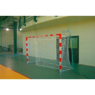 SIATKA DO PIŁKI RĘCZNEJ /PE 3/ 3x2x0,8x1m NETEX - BIAŁO - CZERWONA Netex