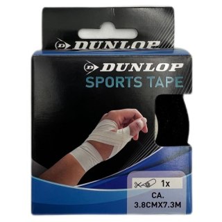 TAŚMA TEJP TAPE SPORTOWA KINESIOLOGICZNA 7,3Mx3,8CM DUNLOP CZARNY Dunlop