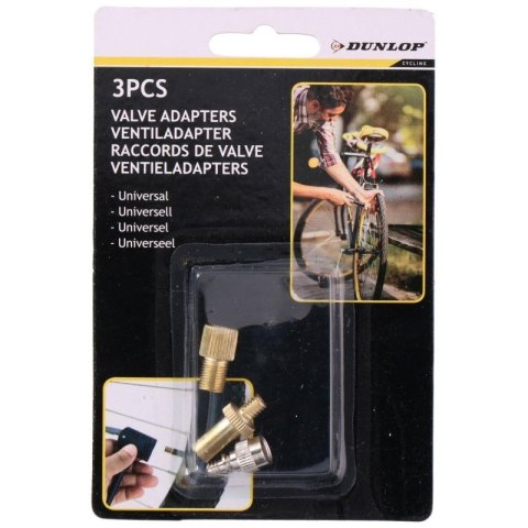 ADAPTERY DO ZAWORÓW AV-DV / DV / FV-AV / FV-DV 3SZT DUNLOP Dunlop
