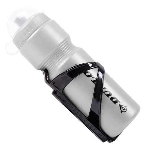 BIDON ROWEROWY DUNLOP 750ML Z KOSZYKIEM SREBRNY Dunlop