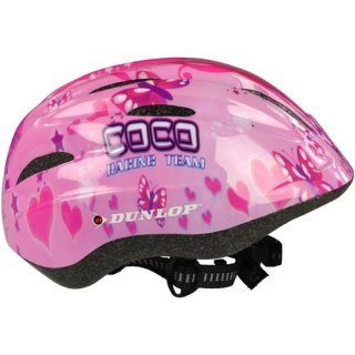 KASK ROWEROWY DZIECIĘCY REGULOWANY DUNLOP R. (48-52CM ) PINK Dunlop