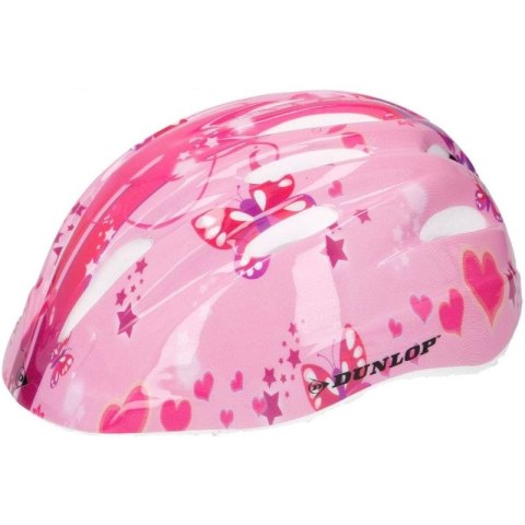 KASK ROWEROWY DZIECIĘCY REGULOWANY DUNLOP R. (48-52CM ) PINK Dunlop