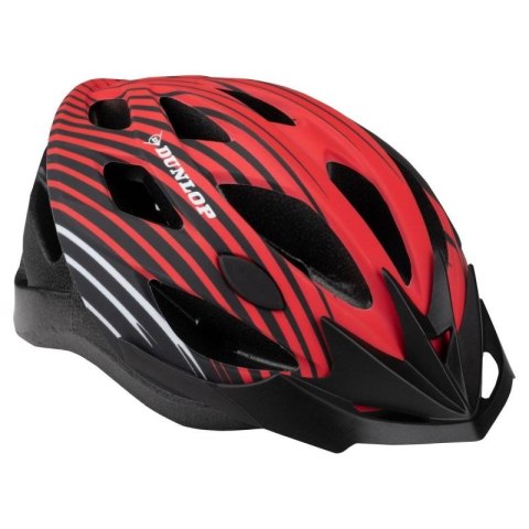KASK ROWEROWY REGULOWANY DUNLOP R.S CZERWONY Dunlop