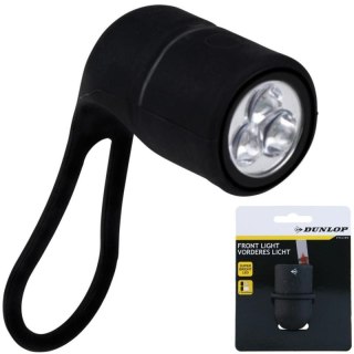 LAMPKA ROWEROWA PRZEDNIA SILIKONOWA DUNLOP Dunlop