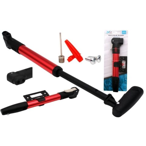 POMPKA ROWEROWA MINI ALU XQMAX CZERWONA XQMAX