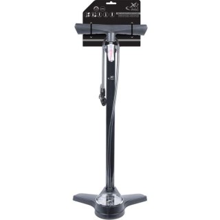 POMPKA WARSZTATOWO ROWEROWA 180PSI (12BAR) Z MANOMETREM XQMAX PRO XQMAX