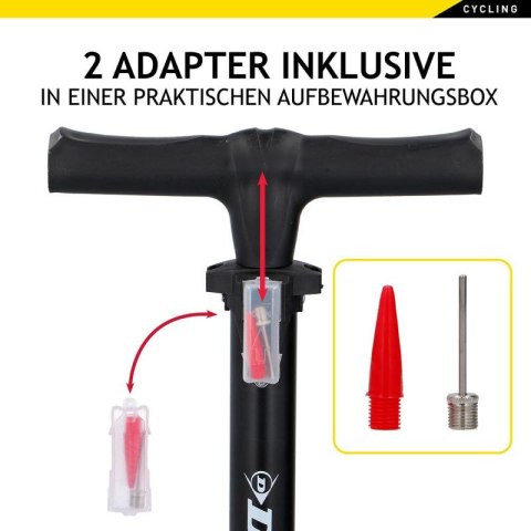 POMPKA WARSZTATOWO ROWEROWA DUNLOP 174psi (12bar) Dunlop