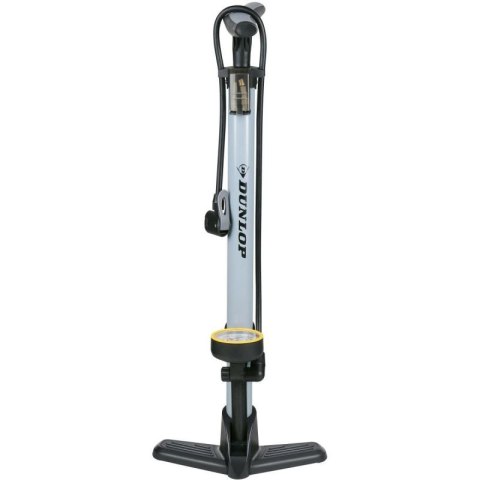 POMPKA WARSZTATOWO ROWEROWA DUNLOP 230Psi (16Bar) Z MANOMETREM SZARA Dunlop
