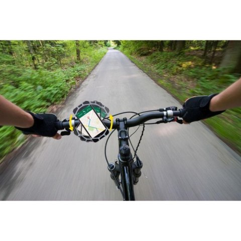 UCHWYT ROWEROWY SILIKONOWY NA TELEFON DUNLOP OBRACANY 360 SZARY Dunlop