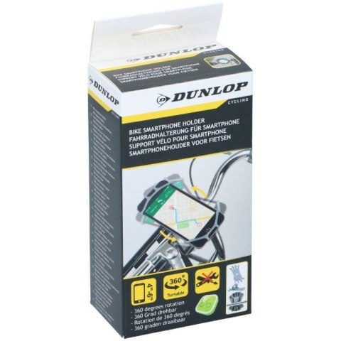 UCHWYT ROWEROWY SILIKONOWY NA TELEFON DUNLOP OBRACANY 360 SZARY Dunlop