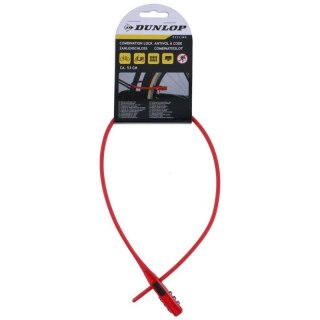 ZAPIĘCIE ROWEROWE PASEK NA SZYFR CZERWONY DUNLOP Dunlop