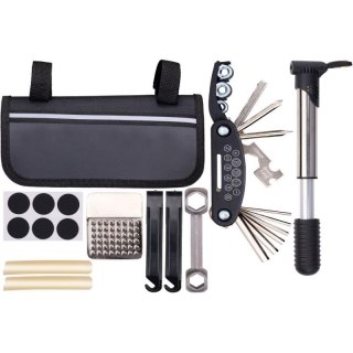 ZESTAW NARZĘDZI ROWEROWYCH 14 ELEMENTÓW W ETUI BICYCLE GEAR Bicycle Gear