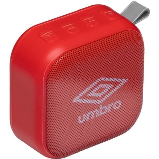 GŁOŚNIK BEZPRZEWODOWY PRZENOŚNY ZESTAW GŁOŚNOMÓWIĄCY 3W UMBRO CZERWONY Umbro