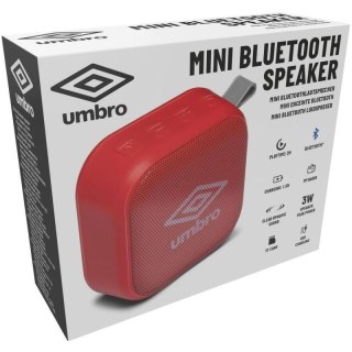 GŁOŚNIK BEZPRZEWODOWY PRZENOŚNY ZESTAW GŁOŚNOMÓWIĄCY 3W UMBRO CZERWONY Umbro