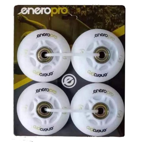 KÓŁKA DO ROLEK ENERO PRO PU 64 MM 4 SZT Z ŁOŻYSKAMI ABEC 7 LED Enero