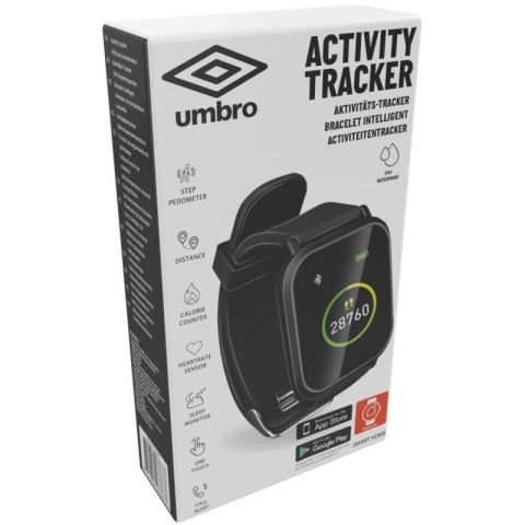 OPASKA ZEGAREK MONITORUJĄCY CZARNY KWADRATOWY UMBRO Umbro