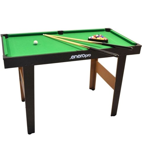 STÓŁ DO W GRY W BILARDA CZARNY 121x61x79CM ENERO PRO Enero