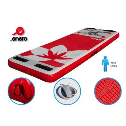 ZESTAW - DESKA SUP YOGA 130KG DMUCHANA ENERO 250x91x15CM Enero