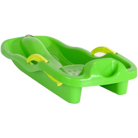 SANKI PLASTIKOWE Z HAMULCAMI RACE ZIELONE