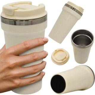 KUBEK TERMICZNY TURYSTYCZNY EXCELLENT HOUSEWARE 500ML - ECRU Excellent houseware