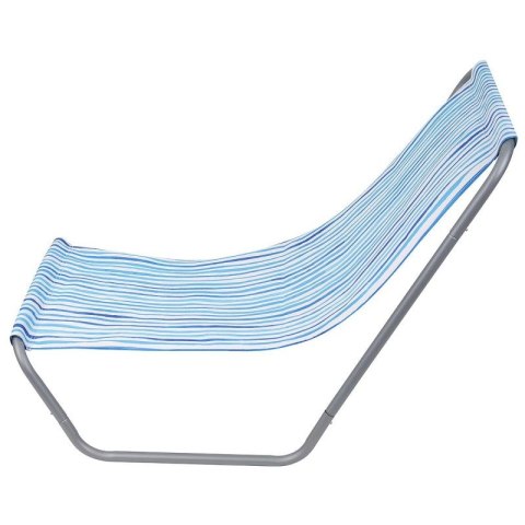 LEŻAK OGRODOWO - PLAŻOWY SKŁADANY I TORBA BLUE LINES