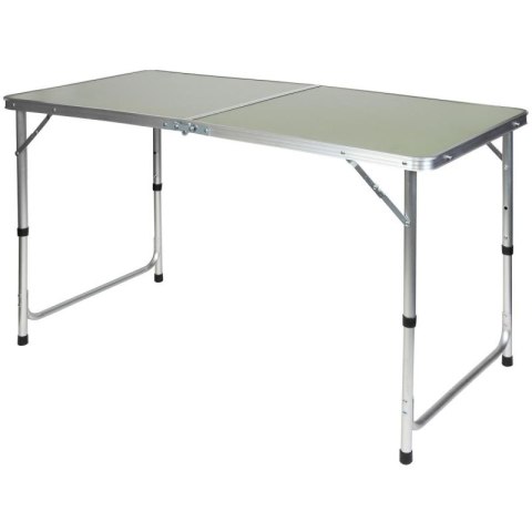 STOLIK TURYSTYCZNY SKŁADANY KEMPINGOWY 120X60X70/62/55CM ZIELONY