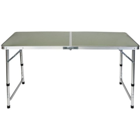 STOLIK TURYSTYCZNY SKŁADANY KEMPINGOWY 120X60X70/62/55CM ZIELONY