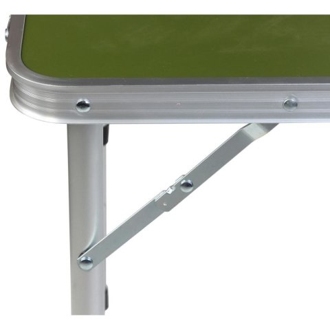 STOLIK TURYSTYCZNY SKŁADANY KEMPINGOWY 120X60X70/62/55CM ZIELONY